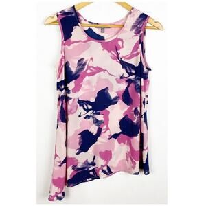 Lisa Rinna Collection Sleeveless Asymmetrical Top Size XS